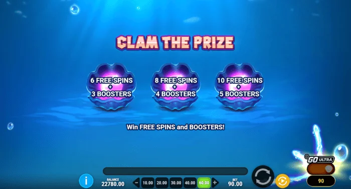 Manta Mayhem - pemilihan kerang di Clam The Prize